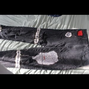 Harry styles one direction custom jeans